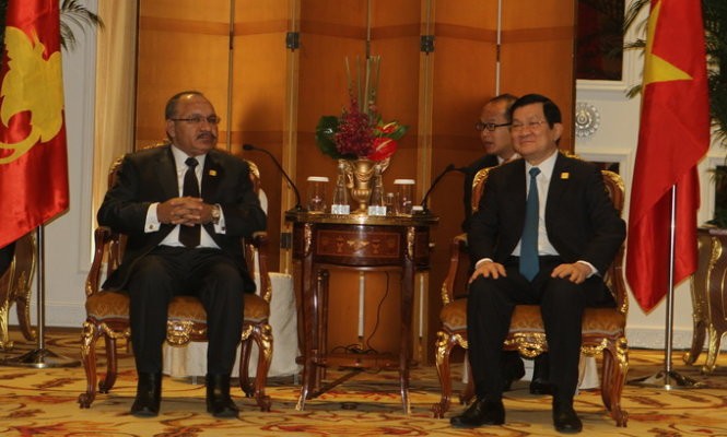 Деятельность президента СРВ Чыонг Тан Шанга в кулуарах 22-го саммита АТЭС - ảnh 1