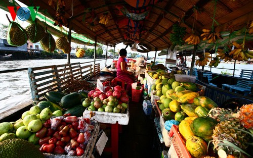 Плавучий рынок «Кайбэ» на юго-западе Вьетнама - ảnh 8