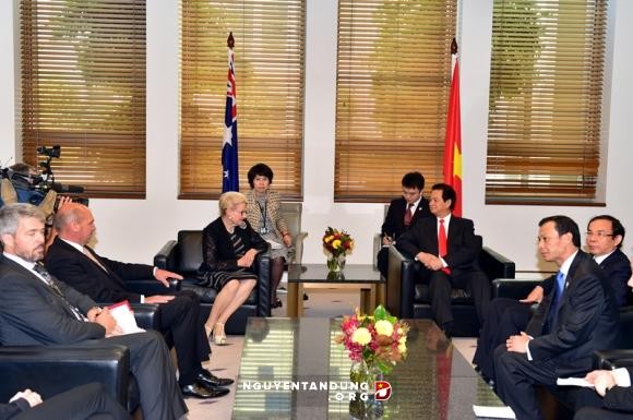 Премьер-министр СРВ Нгуен Тан Зунг встретился с руководителями парламента Австралии - ảnh 1