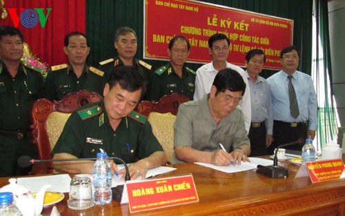 Совместное проведение мероприятий на юго-западной границе Вьетнама - ảnh 1