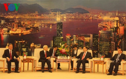 Генсек ЦК КПВ Нгуен Фу Чонг встретился с высшими руководителями Китая - ảnh 3