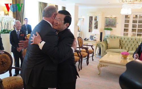 Президент Вьетнама встретился с лидером КПРФ и руководителями российских корпораций - ảnh 1