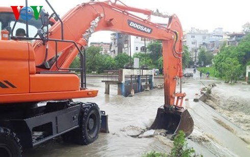 На севере Вьетнама прилагают усилия для борьбы с наводнениями - ảnh 1