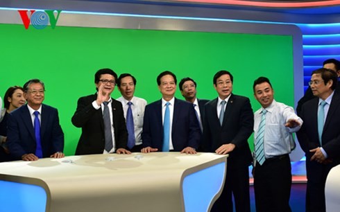 Вьетнамское телевидение отметило 45-летие со дня выпуска в эфир первой передачи - ảnh 2