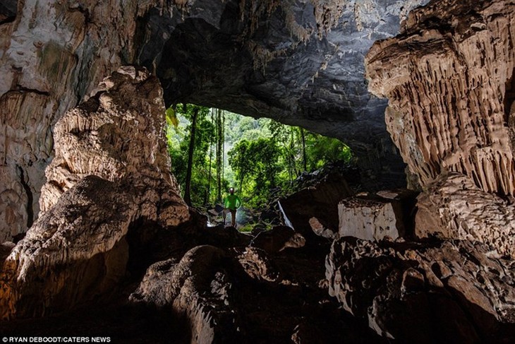 Красота вьетнамской пещеры Тиен в британской газете - ảnh 5