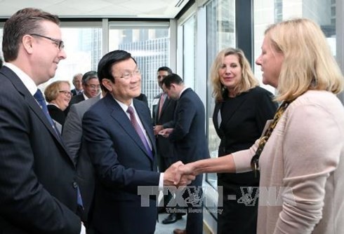 Президент Вьетнама Чыонг Тан Шанг встретился с премьер-министром Норвегии - ảnh 1