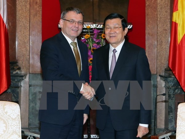 Президент СРВ: Вьетнам и Чехия должны укреплять взаимопонимание - ảnh 1