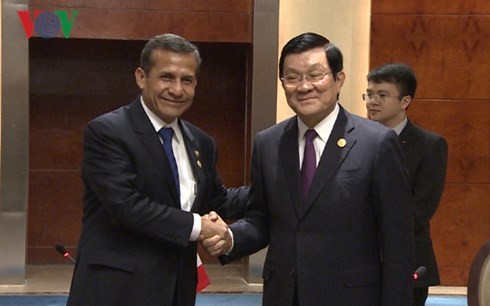 Президент СРВ провел двусторонние встречи с мировыми лидерами на полях саммита АТЭС-2015 - ảnh 1