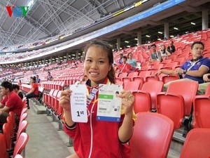 Сборная Вьетнама временно занимает третье место на 8-х Пара играх АСЕАН - ảnh 1