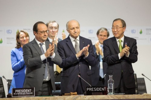 В Париже одобрено историческое соглашение по изменению климата - ảnh 1