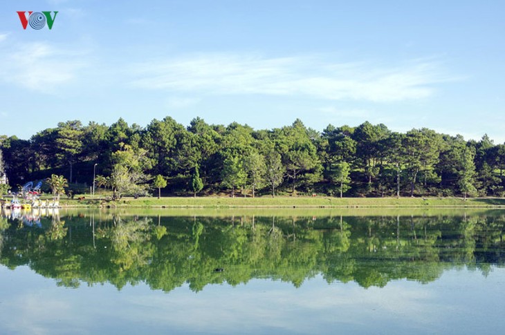 Поэтичное озеро Суан Хыонг в Далате - ảnh 2
