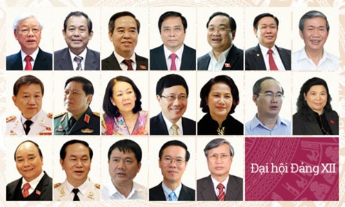 Во Вьетнаме назначены члены Политбюро и Секретариата ЦК КПВ 12-го созыва - ảnh 1