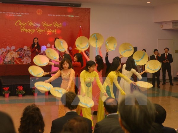 Вьетнамская диаспора за границей встречает Традиционный новогодний праздник - ảnh 1