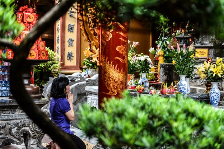 Посещение храма Нге, где поклоняются женщине-генералу Ле Тян - ảnh 13
