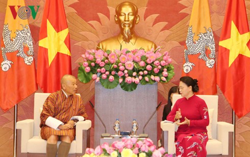 Нгуен Тхи Ким Нган приняла спикера Нацинальной ассамблеи Бутана - ảnh 1