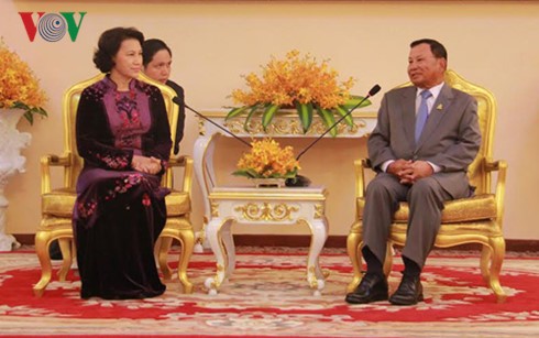 Пребывание спикера вьетнамского парламента Нгуен Тхи Ким Нган в Камбодже - ảnh 1