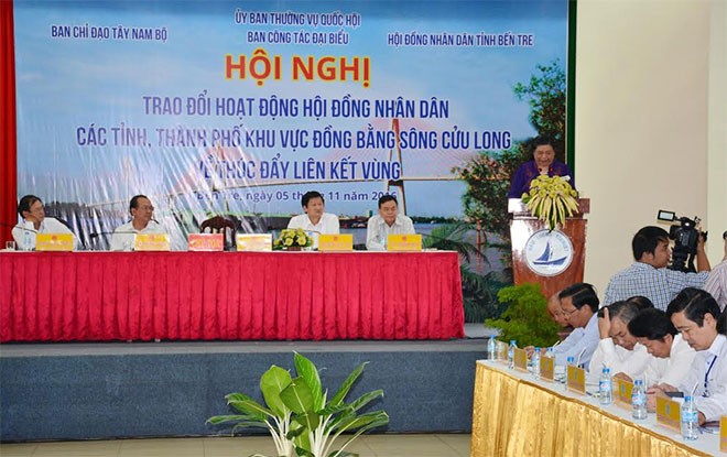 Совещание народных советов провинций и городов дельты реки Меконг по межрайонному взаимодействию - ảnh 1