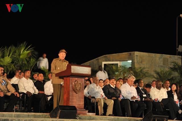 Церемония прощания с Фиделем Кастро на Кубе - ảnh 3