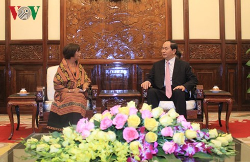 Президент Вьетнама принял послов зарубежных стран, вручивших верительные грамоты - ảnh 2