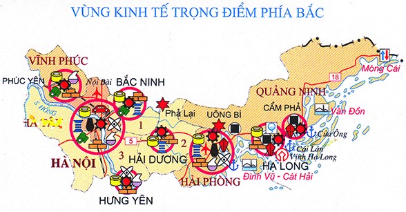 Развитие Северного ключевого экономического района Вьетнама за прошедшие 20 лет - ảnh 1