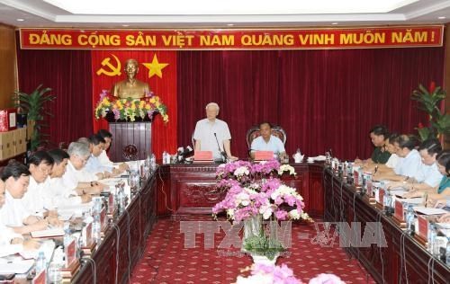 Генсек ЦК КПВ Нгуен Фу Чонг совершил рабочую поездку в провинцию Баккан - ảnh 1