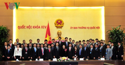 Нгуен Тхи Ким Нган приняла делегацию молодых депутатов парламента Японии - ảnh 1