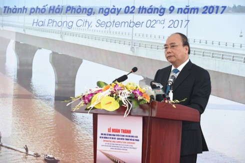 В Хайфоне введён в эксплуатацию самый длинный морской мост ЮВА - ảnh 1