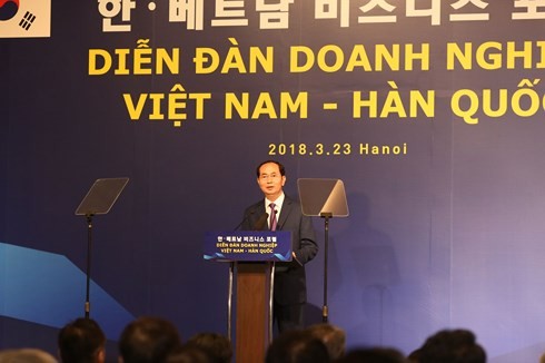 В Ханое прошел вьетнамо-южнокорейский бизнес-форум - ảnh 1