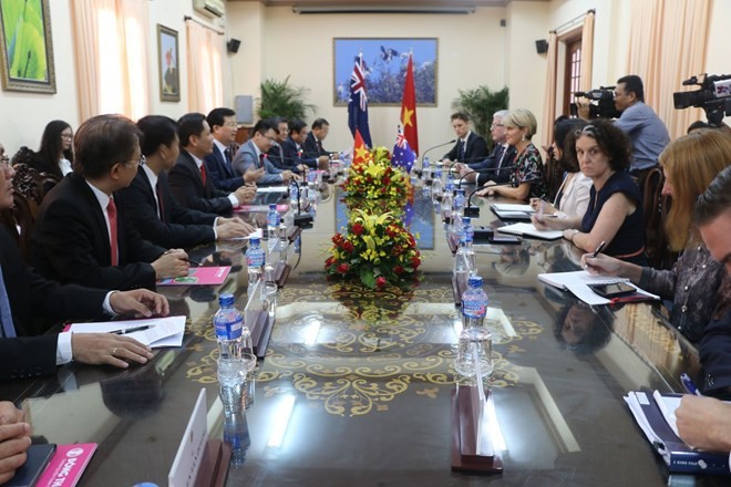 Вице-премьер СРВ Чинь Динь Зунг принял министра иностранных дел Австралии Джули Бишоп - ảnh 1