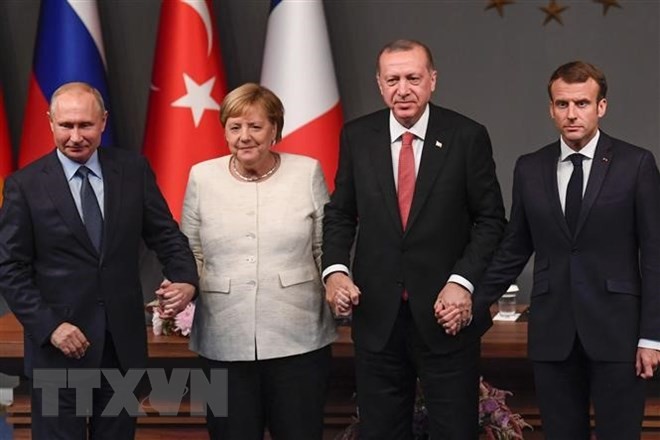 Россия, Турция, Франция, Германия приняли совместное заявление по Сирии - ảnh 1