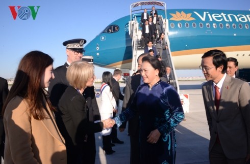 Нгуен Тхи Ким Нган находится во Франции с официальным визитом - ảnh 1