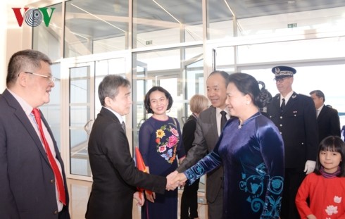 Нгуен Тхи Ким Нган находится во Франции с официальным визитом - ảnh 2