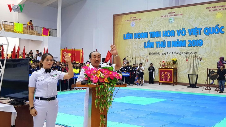 В провинции Биньдинь открылся 2-й международный фестиваль «Квинтэссенция боевых искусств Вьетнама» - ảnh 1