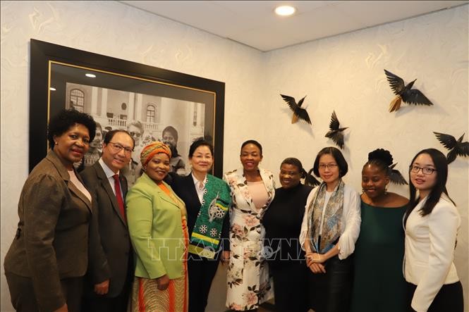 Вьетнам и ЮАР наращивают сотрудничество ради развития женщин - ảnh 1