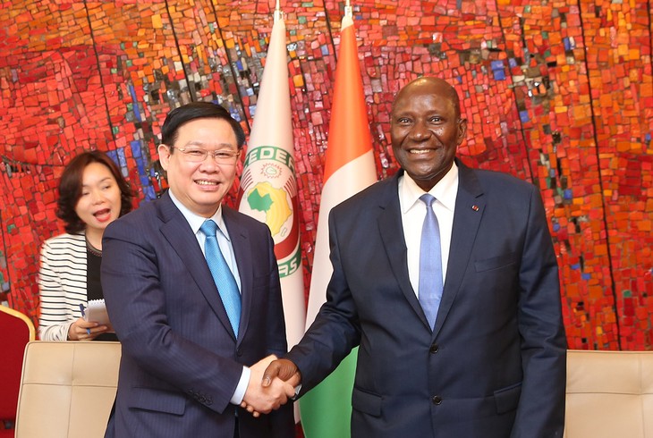Выонг Динь Хюэ встретился с вице-президентом Республики Кот-д’Ивуар - ảnh 1