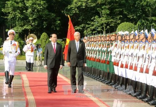 Le président birman termine sa visite au Vietnam - ảnh 1