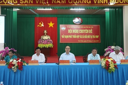 Nguyen Thien Nhan préside une conférence sur les coopératives de type nouveau - ảnh 1