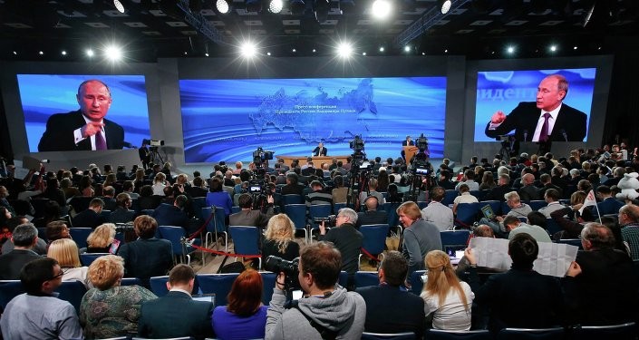 Conférence de presse annuelle du président russe Vladimir Poutine - ảnh 1