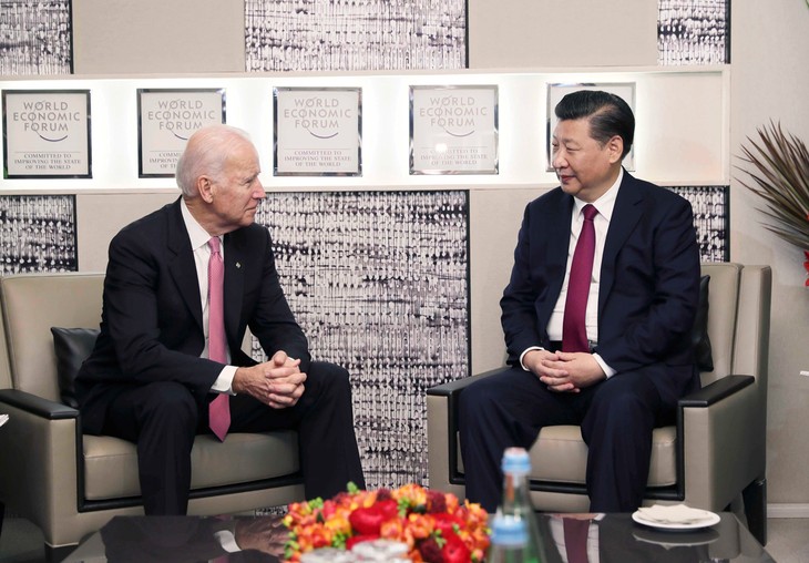 Le president chinois Xi Jinping rencontre le vice-président américain Joe Biden - ảnh 1