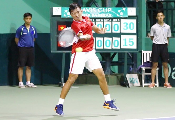 Tennis Davis Cup 2017 : égalité Vietnam-Hong Kong lors de la première journée - ảnh 1