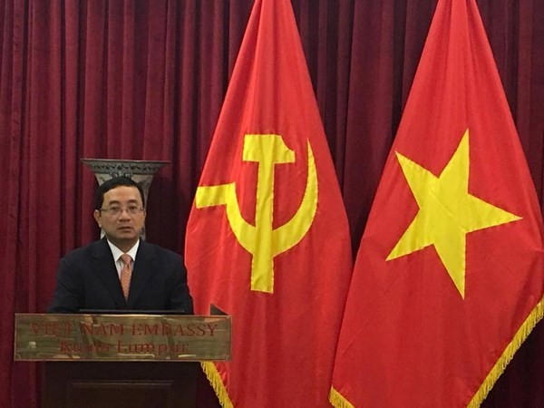 L’Ambassade du Vietnam en Malaisie célèbre les 87 ans du Parti communiste vietnamien - ảnh 1
