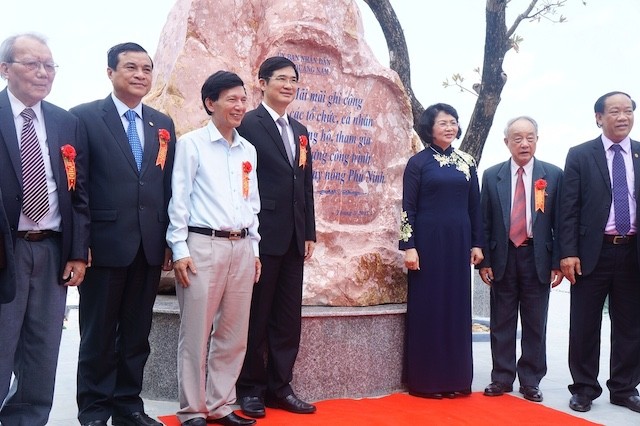 Dang Thi Ngoc Thinh au 40ème anniversaire du projet hydraulique de Phu Ninh - ảnh 1