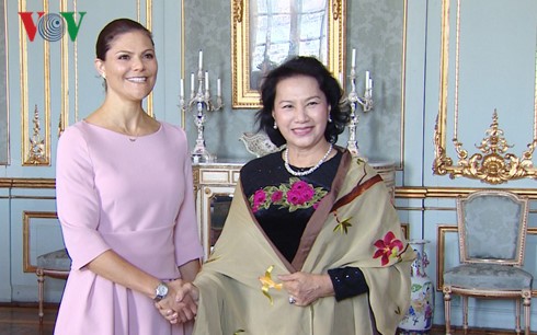 Nguyen Thi Kim Ngan reçue par la princesse de Suède - ảnh 1
