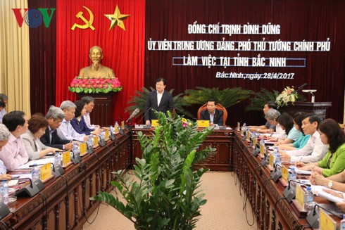 Trinh Dinh Dung en déplacement à Bac Ninh - ảnh 1