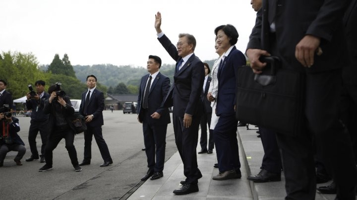 Moon Jae-in, le nouveau président sud-coréen a prêté serment - ảnh 1