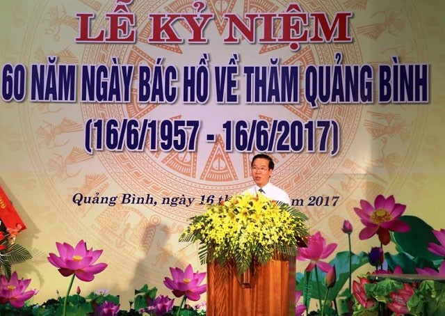 Célébration du 60ème anniversaire de la visite du président Ho Chi Minh à Quang Binh - ảnh 1