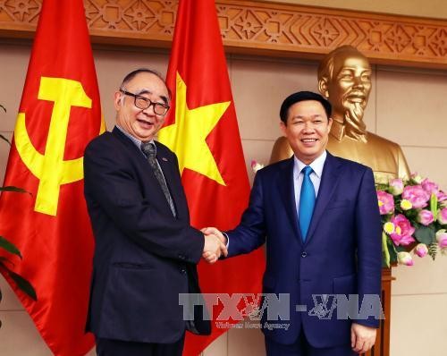 Vuong Dinh Hue reçoit une délégation de l’ERIA - ảnh 1