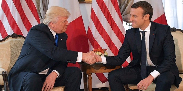 Trump et Macron ont discuté de l'Irak et de Jérusalem - ảnh 1