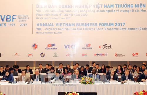 Nguyen Xuan Phuc au forum d’entreprises du Vietnam 2017 - ảnh 1