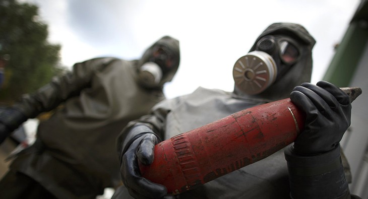 L’ONU détruit les dernières fabriques d’armes chimiques en Syrie - ảnh 1